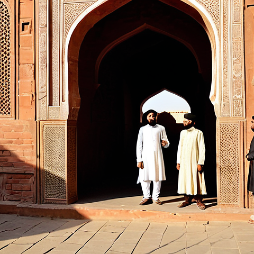 교사와 학생을 위한 학습 중심 여행 계획하기 - Historical Immersion at a Mughal Fort**
"A group of diverse Pakistani students, aged 10-14, intentl...