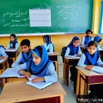 Home 23 학생 주도의 학습 중심 여행 아이디어 - A vibrant classroom scene in a modern Pakistani school setting, featuring diverse Urdu-speaking stud...